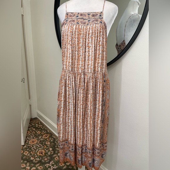 NWOT Free People Lost in a Dream Midi Dress size small - Picture 5 of 10